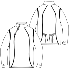 Fashion sewing patterns for MEN Sweatshirt